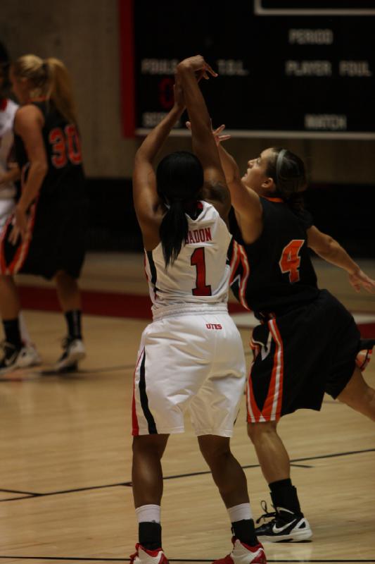 2011-12-06 19:04:01 ** Basketball, Idaho State, Janita Badon, Utah Utes, Women's Basketball ** 