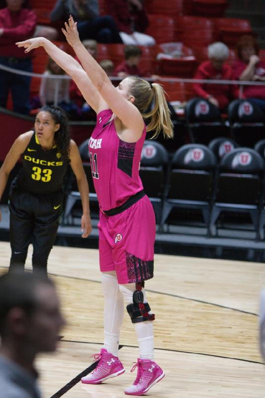 2015-02-20 20:45:23 ** Basketball, Oregon, Taryn Wicijowski, Utah Utes, Women's Basketball ** 