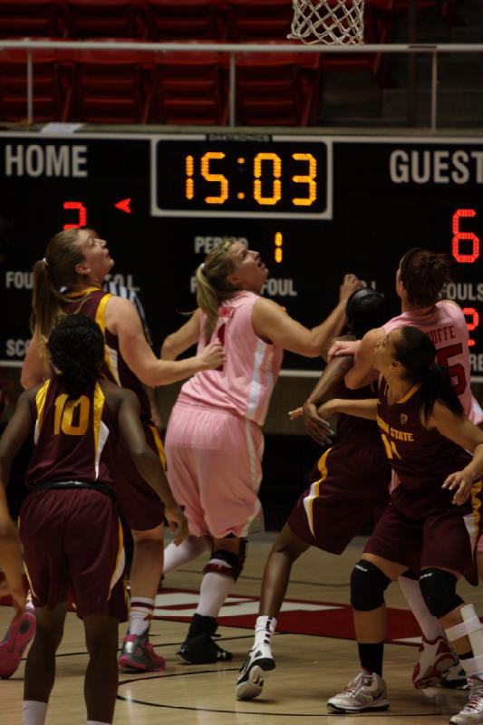 2012-02-09 19:09:44 ** Arizona State, Basketball, Damenbasketball, Michelle Plouffe, Taryn Wicijowski, Utah Utes ** 