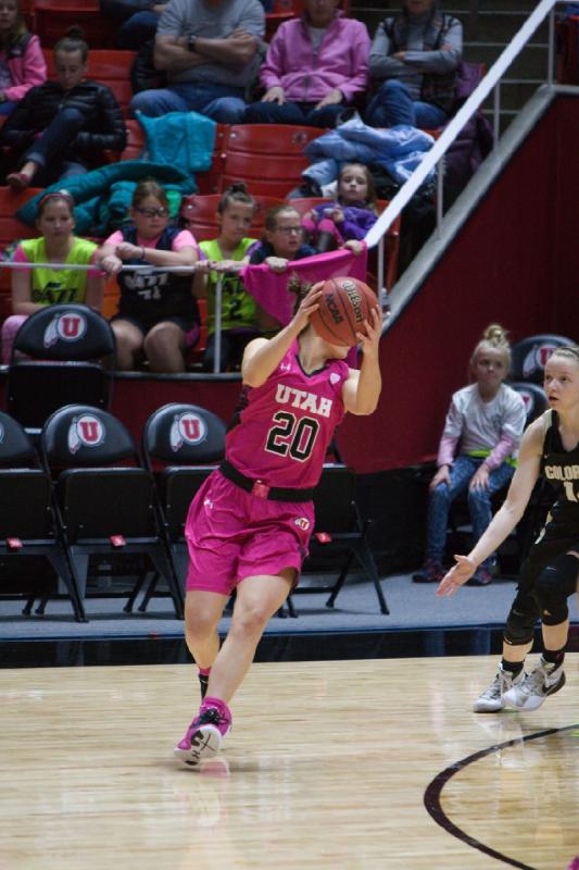 2016-02-04 18:22:49 ** Basketball, Colorado, Damenbasketball, Katie Kuklok, Utah Utes ** 