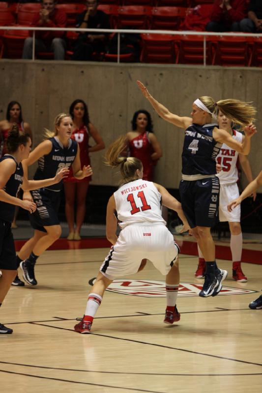 2012-11-27 19:04:20 ** Basketball, Damenbasketball, Michelle Plouffe, Taryn Wicijowski, Utah State, Utah Utes ** 