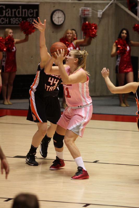 2013-02-10 14:27:30 ** Basketball, Damenbasketball, Oregon State, Taryn Wicijowski, Utah Utes ** 