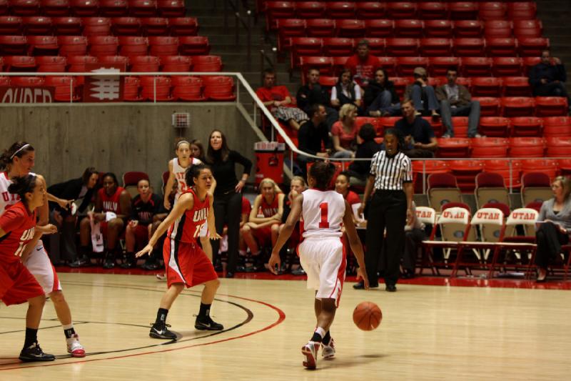 2010-01-16 15:39:20 ** Basketball, Halie Sawyer, Janita Badon, Sasha McKinnon, UNLV, Utah Utes, Women's Basketball ** 