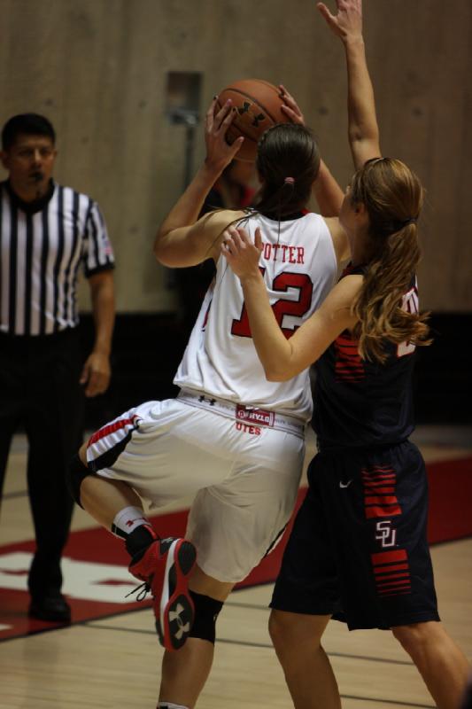 2013-12-21 16:18:02 ** Basketball, Emily Potter, Samford, Utah Utes, Women's Basketball ** 
