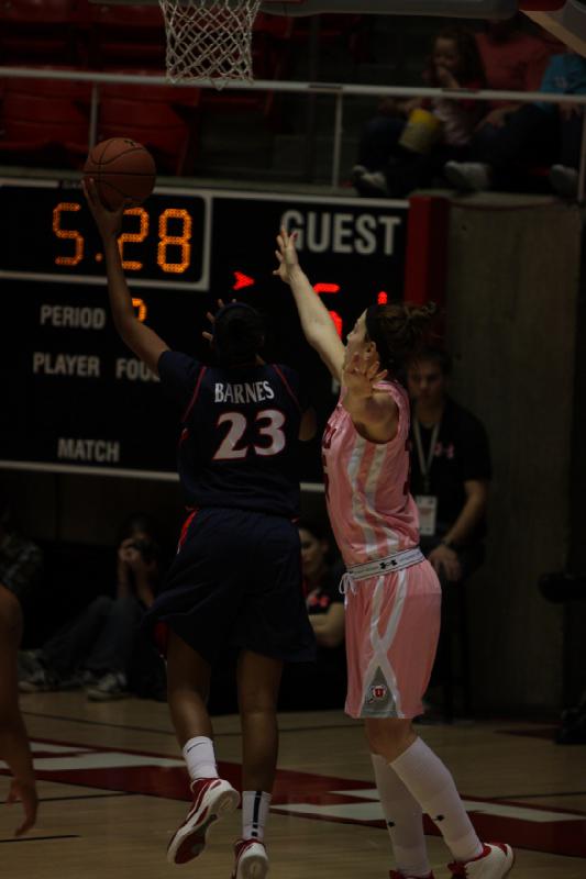 2012-02-11 15:29:33 ** Arizona, Basketball, Damenbasketball, Michelle Plouffe, Utah Utes ** 