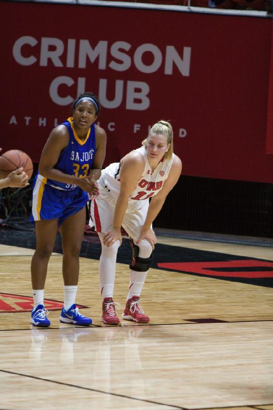 2014-11-14 18:42:47 ** Basketball, Damenbasketball, San Jose State, Taryn Wicijowski, Utah Utes ** 