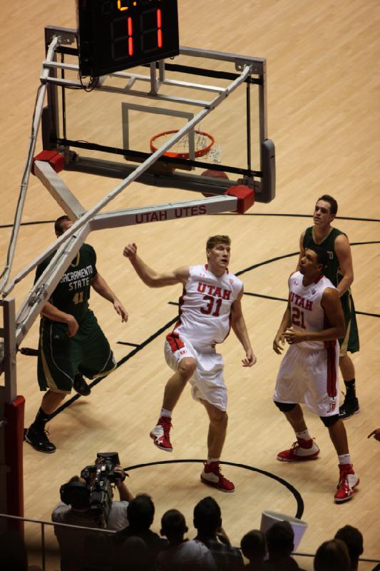 2012-11-16 20:45:09 ** Basketball, Men's Basketball, Sacramento State, Utah Utes ** 