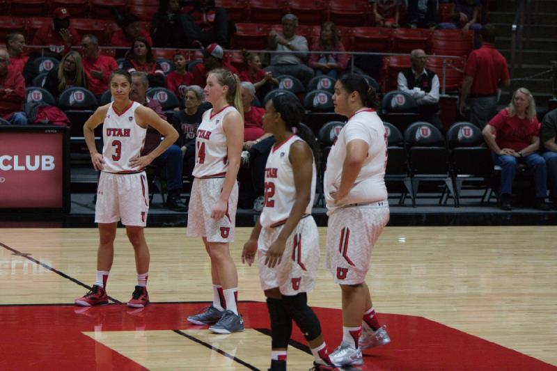 2015-11-17 20:47:28 ** Basketball, Damenbasketball, Joeseta Fatuesi, Lamar, Malia Nawahine, Paige Crozon, Tanaeya Boclair, Utah Utes ** 