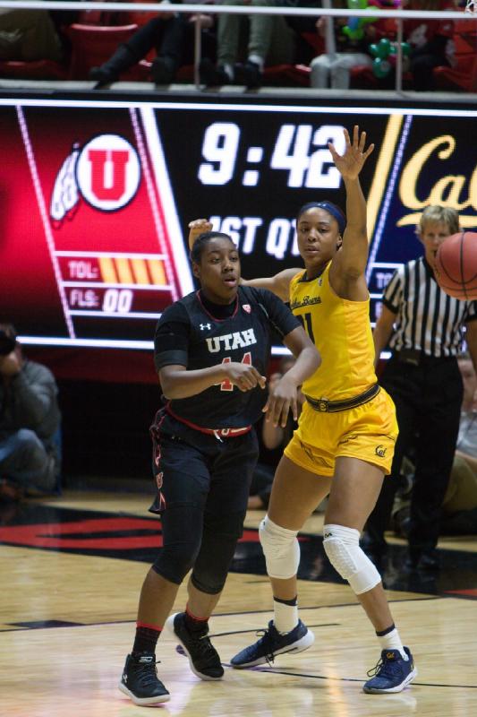 2019-01-25 19:05:47 ** Basketball, Cal, Damenbasketball, Dre'Una Edwards, Utah Utes ** 