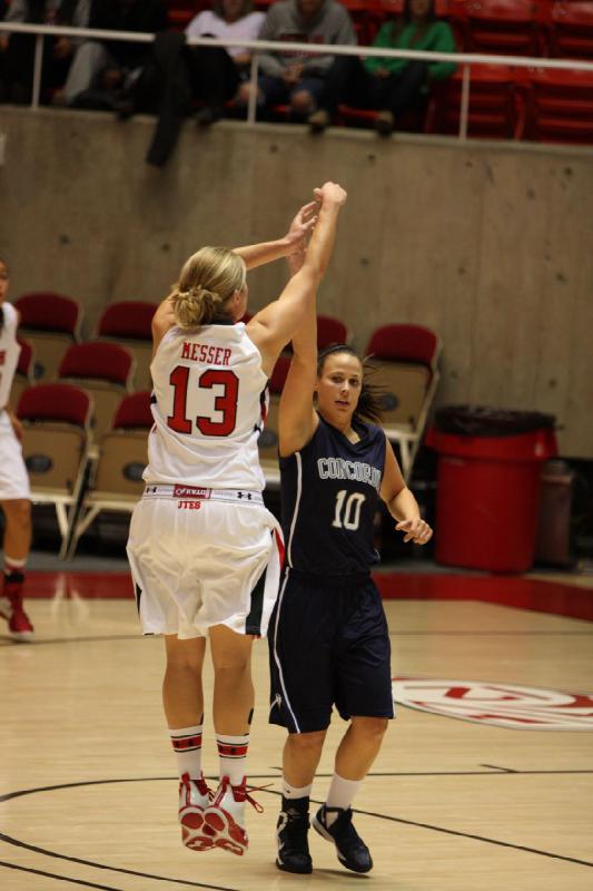 2012-11-01 19:05:11 ** Basketball, Concordia, Rachel Messer, Utah Utes, Women's Basketball ** 