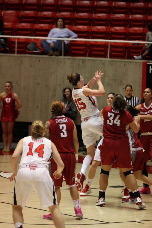 2013-02-24 14:12:41 ** Basketball, Chelsea Bridgewater, Damenbasketball, Michelle Plouffe, Paige Crozon, Utah Utes, Washington State ** 