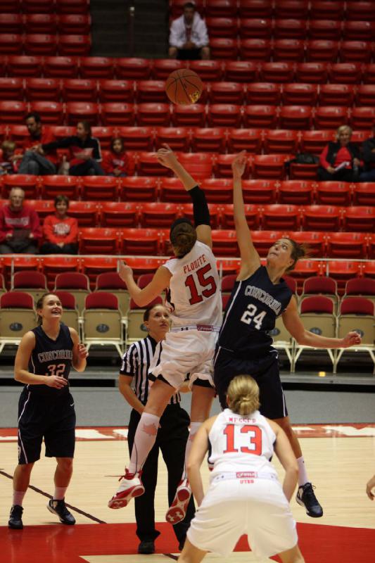 2012-11-01 19:00:16 ** Basketball, Concordia, Damenbasketball, Michelle Plouffe, Rachel Messer, Utah Utes ** 