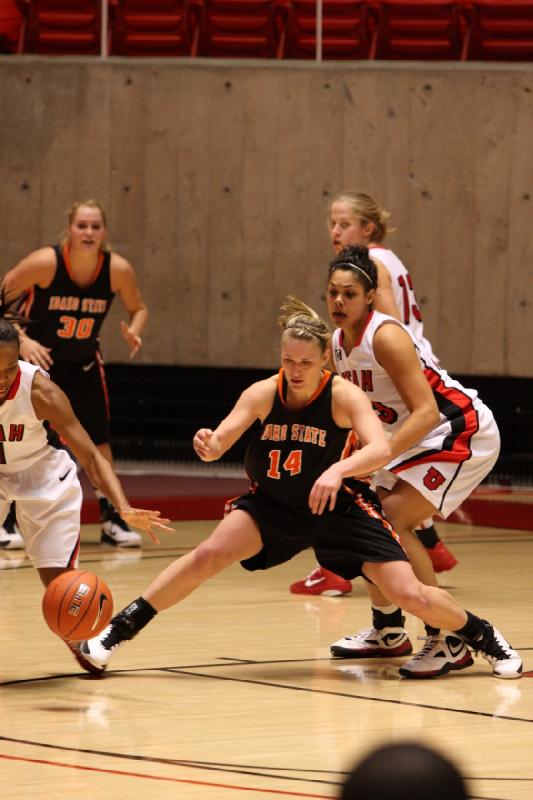 2010-12-08 20:46:29 ** Basketball, Brittany Knighton, Damenbasketball, Idaho State, Janita Badon, Rachel Messer, Utah Utes ** 