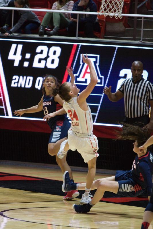 2017-12-29 18:31:59 ** Arizona, Basketball, Tilar Clark, Utah Utes, Women's Basketball ** 