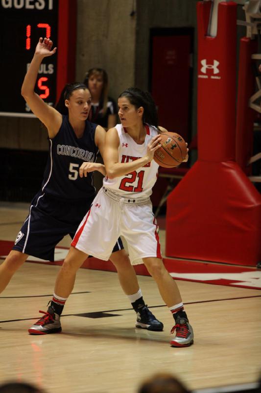 2012-11-01 19:28:58 ** Basketball, Chelsea Bridgewater, Concordia, Utah Utes, Women's Basketball ** 