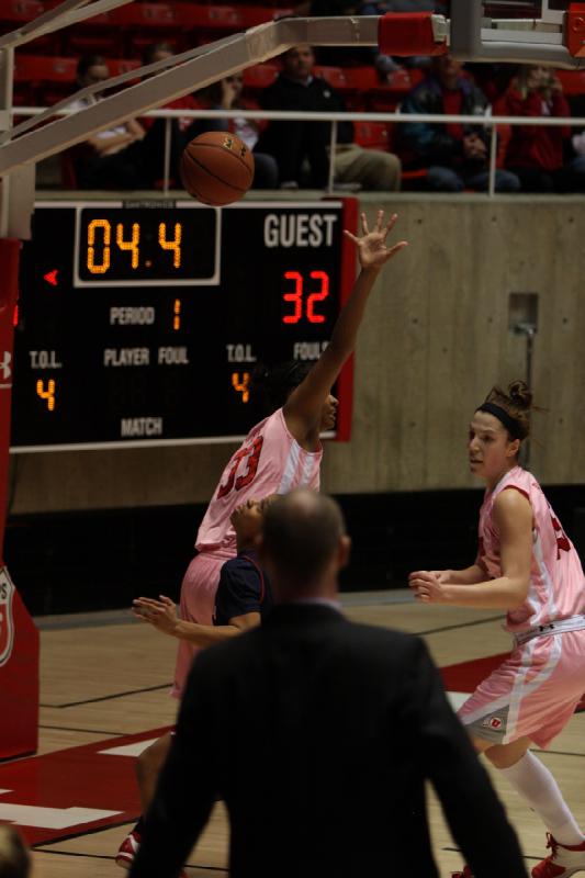 2012-02-11 14:38:37 ** Anthony Levrets, Arizona, Basketball, Damenbasketball, Michelle Plouffe, Rachel Morris, Utah Utes ** 