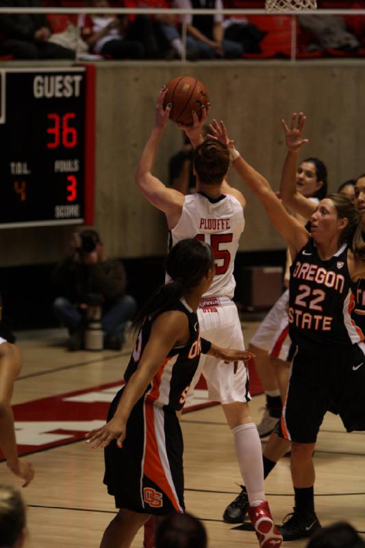 2012-03-01 20:05:58 ** Basketball, Chelsea Bridgewater, Michelle Plouffe, Oregon State, Utah Utes, Women's Basketball ** 