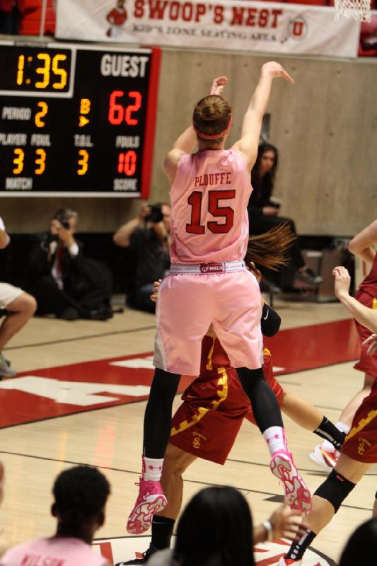 2014-02-27 20:45:27 ** Basketball, Michelle Plouffe, USC, Utah Utes, Women's Basketball ** 