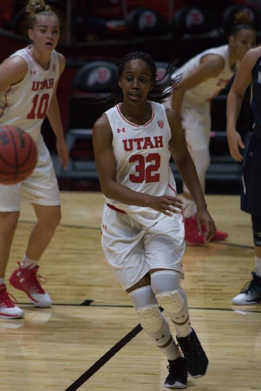 2016-11-12 14:29:56 ** Basketball, Kiana Moore, Megan Jacobs, Montana State, Tanaeya Boclair, Utah Utes, Women's Basketball ** 