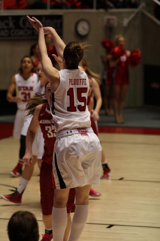2013-02-24 15:17:25 ** Basketball, Ciera Dunbar, Michelle Plouffe, Utah Utes, Washington State, Women's Basketball ** 