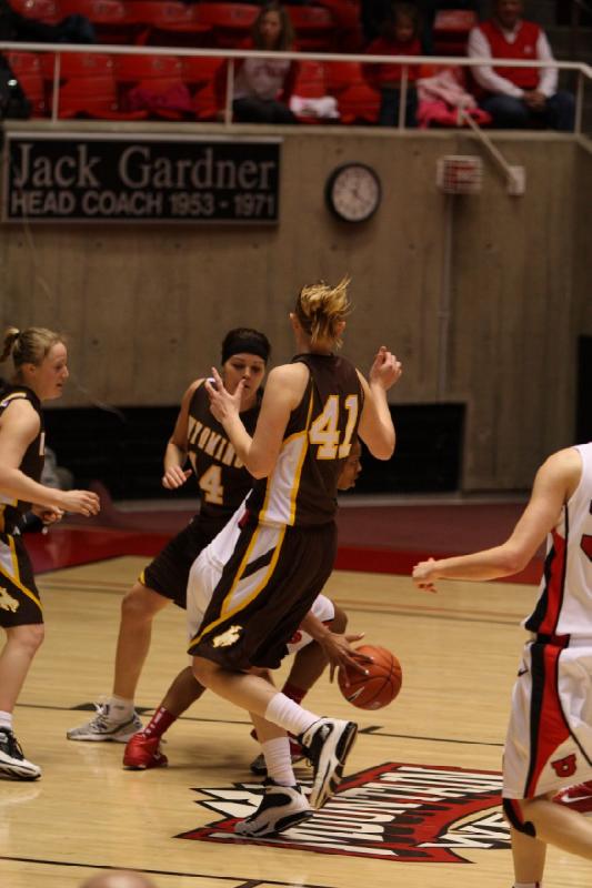 2011-01-15 16:01:58 ** Basketball, Diana Rolniak, Janita Badon, Utah Utes, Women's Basketball, Wyoming ** 