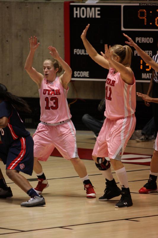 2012-02-11 15:19:08 ** Arizona, Basketball, Rachel Messer, Taryn Wicijowski, Utah Utes, Women's Basketball ** 