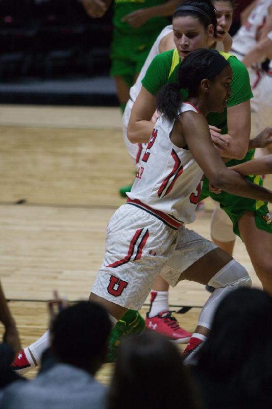 2016-01-24 14:06:06 ** Basketball, Emily Potter, Oregon, Tanaeya Boclair, Utah Utes, Women's Basketball ** 