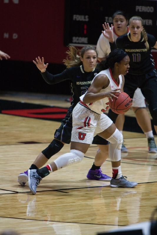2016-01-04 18:22:59 ** Basketball, Damenbasketball, Joeseta Fatuesi, Tanaeya Boclair, Utah Utes, Washington ** 
