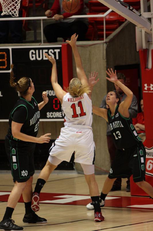 2012-12-29 15:01:23 ** Basketball, North Dakota, Taryn Wicijowski, Utah Utes, Women's Basketball ** 