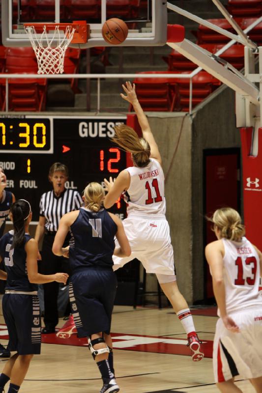 2012-11-27 19:22:17 ** Basketball, Rachel Messer, Taryn Wicijowski, Utah State, Utah Utes, Women's Basketball ** 