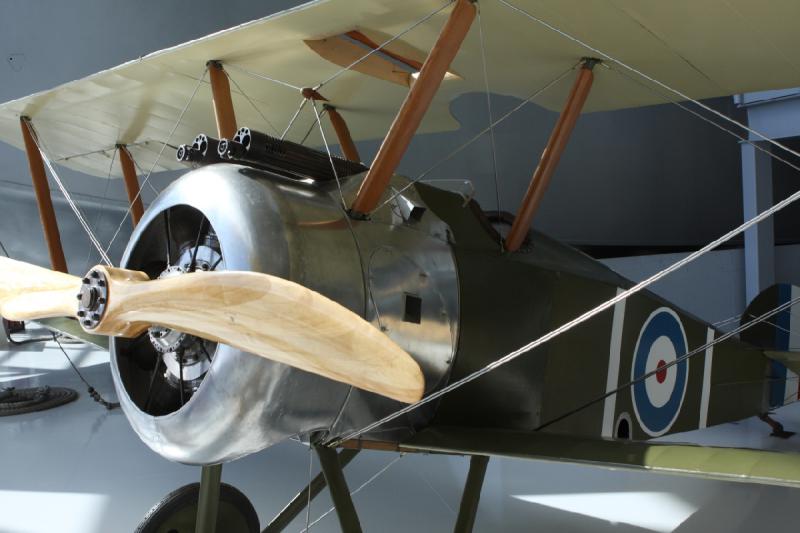 2011-03-26 15:19:05 ** Evergreen Aviation & Space Museum ** Reconstruction of a Sopwith F.1 Camel.