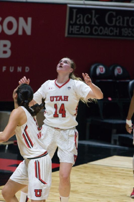 2016-01-31 14:42:10 ** Basketball, Damenbasketball, Malia Nawahine, Paige Crozon, UCLA, Utah Utes ** 