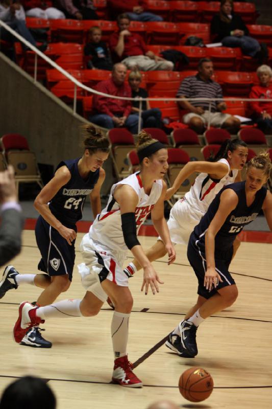2012-11-01 19:41:46 ** Basketball, Concordia, Danielle Rodriguez, Michelle Plouffe, Utah Utes, Women's Basketball ** 