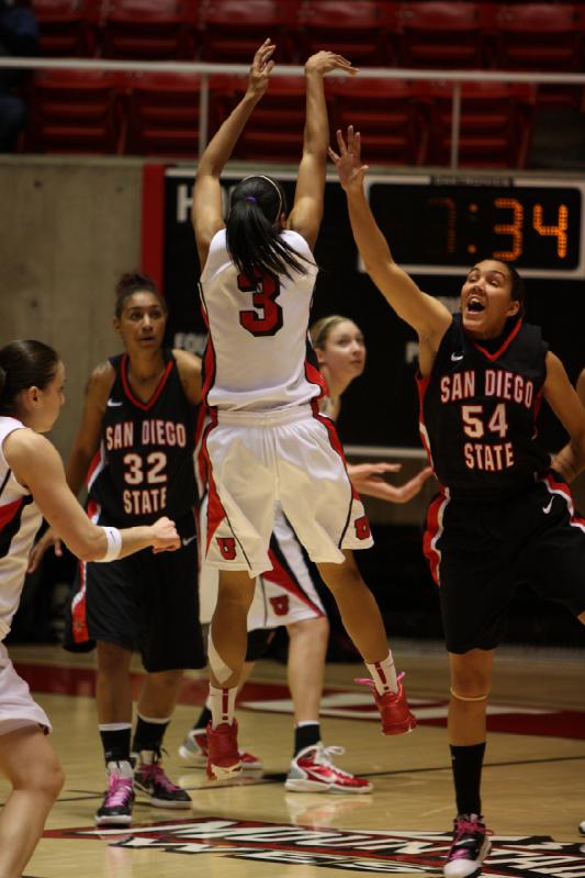 2011-02-09 19:25:51 ** Basketball, Damenbasketball, Diana Rolniak, Iwalani Rodrigues, Michelle Harrison, SDSU, Utah Utes ** 