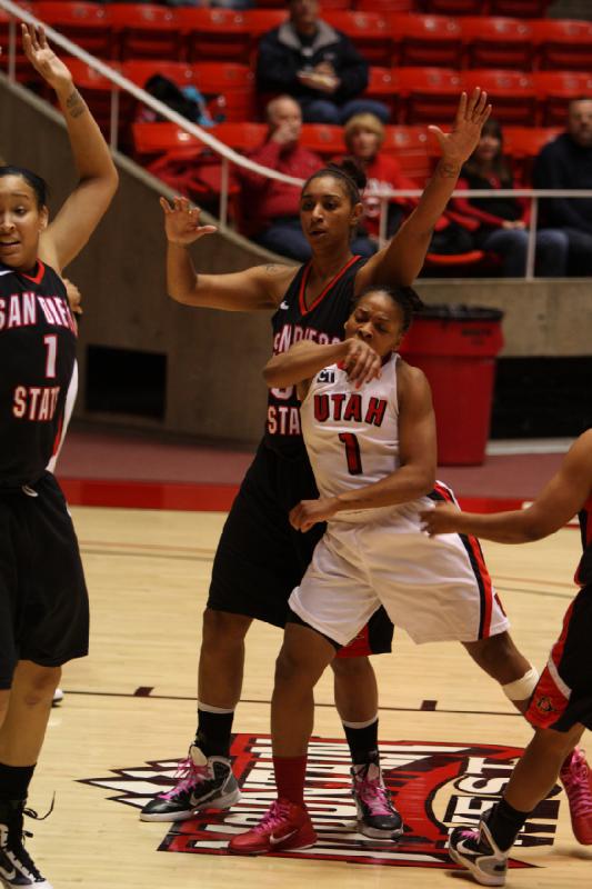 2011-02-09 20:01:57 ** Basketball, Damenbasketball, Janita Badon, SDSU, Utah Utes ** 