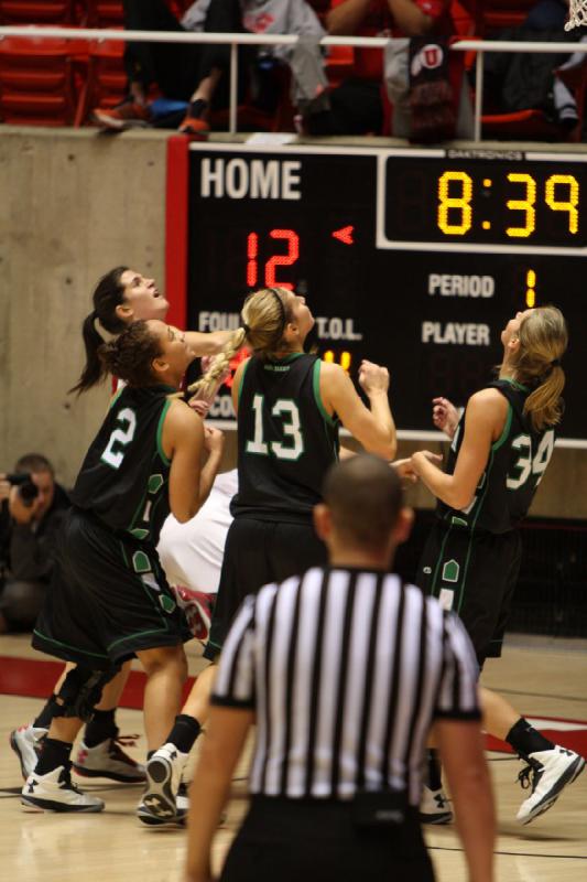 2012-12-29 15:21:16 ** Basketball, Chelsea Bridgewater, North Dakota, Taryn Wicijowski, Utah Utes, Women's Basketball ** 