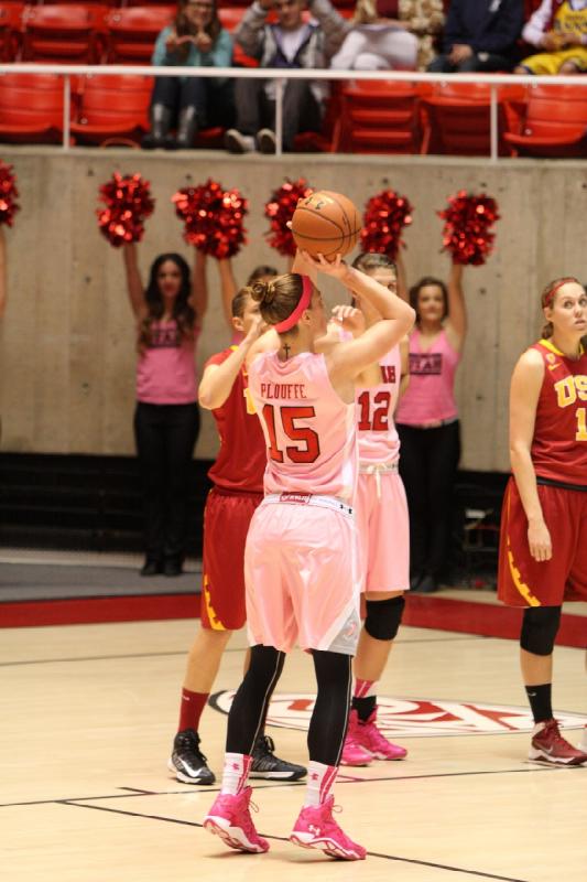 2014-02-27 19:06:11 ** Basketball, Emily Potter, Michelle Plouffe, USC, Utah Utes, Women's Basketball ** 