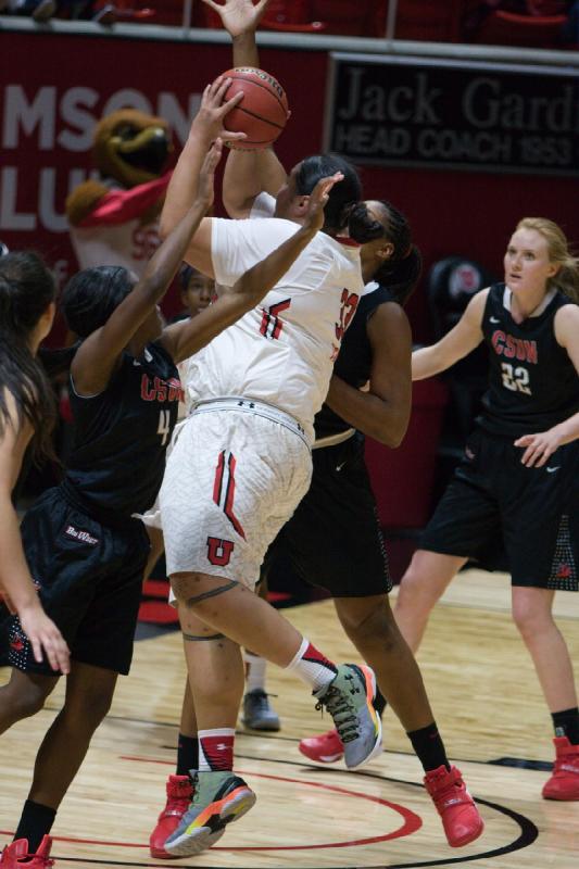 2015-12-03 20:36:53 ** Basketball, CSUN, Joeseta Fatuesi, Utah Utes, Women's Basketball ** 