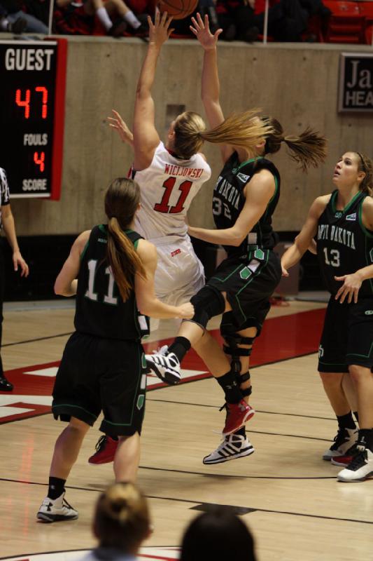 2012-12-29 16:22:45 ** Basketball, North Dakota, Taryn Wicijowski, Utah Utes, Women's Basketball ** 
