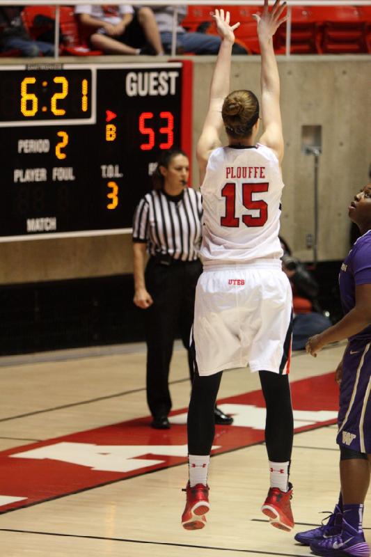 2014-02-16 16:21:44 ** Basketball, Damenbasketball, Michelle Plouffe, Utah Utes, Washington ** 