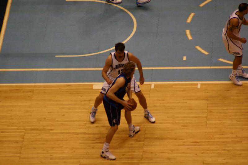 2008-03-03 20:30:04 ** Basketball, Utah Jazz ** Dirk Nowitzki against Mehmet Okur.