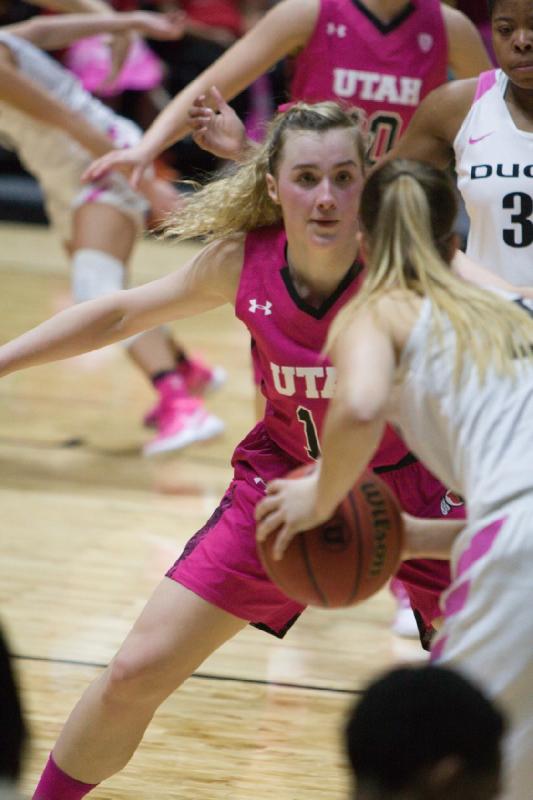 2017-02-17 18:25:12 ** Basketball, Megan Jacobs, Oregon, Paige Crozon, Utah Utes, Women's Basketball ** 