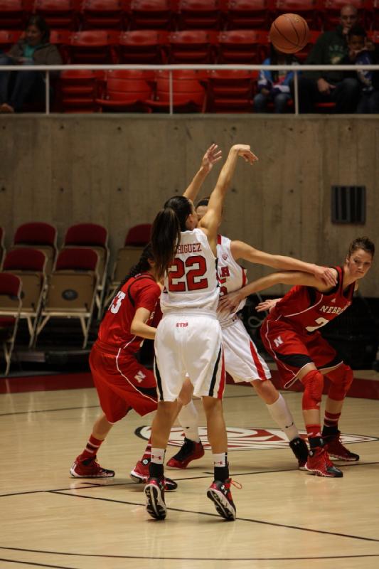 2013-11-15 17:56:14 ** Basketball, Danielle Rodriguez, Michelle Plouffe, Nebraska, Utah Utes, Women's Basketball ** 