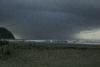 Storm in front of the Seaside coast.