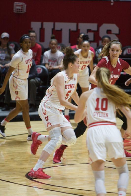 2019-01-27 12:09:18 ** Basketball, Damenbasketball, Dru Gylten, Erika Bean, Kiana Moore, Megan Huff, Stanford, Utah Utes ** 
