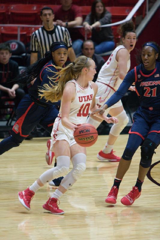 2019-01-06 12:08:56 ** Arizona, Basketball, Damenbasketball, Dru Gylten, Megan Huff, Utah Utes ** 