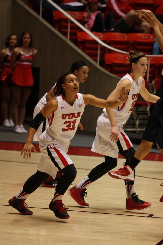 2014-01-26 15:21:19 ** Arizona, Basketball, Ciera Dunbar, Devri Owens, Michelle Plouffe, Utah Utes, Women's Basketball ** 