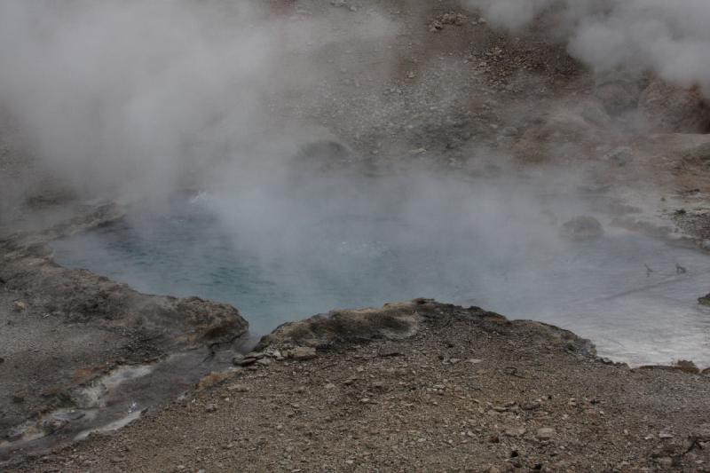 2009-08-02 15:56:19 ** Yellowstone National Park ** Beryl Spring at the Gibbon Geyser Basin.