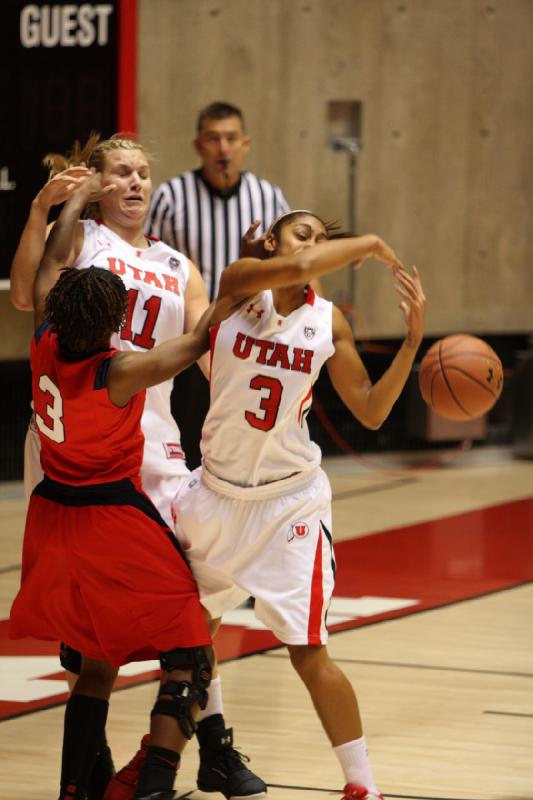 2011-11-05 17:19:36 ** Basketball, Dixie State, Iwalani Rodrigues, Taryn Wicijowski, Utah Utes, Women's Basketball ** 