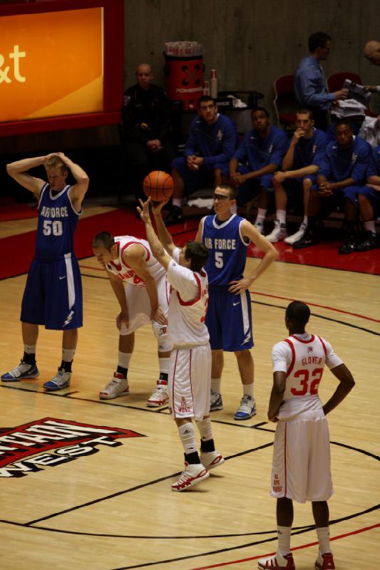 2010-01-23 16:34:16 ** Air Force, Basketball, Herrenbasketball, Kim Tillie, Shawn Glover, Utah Utes ** 